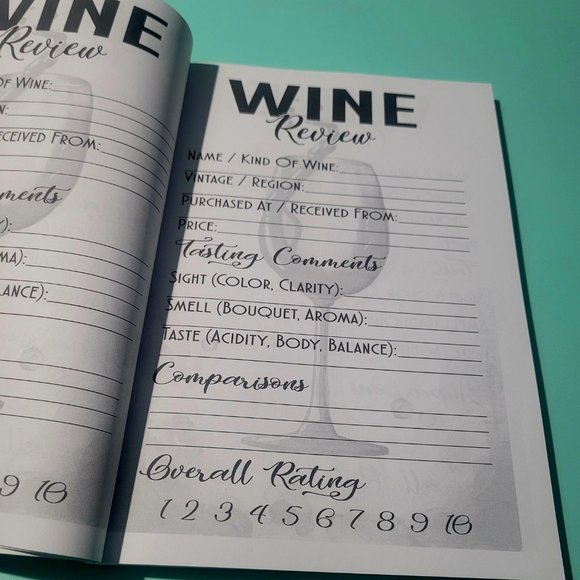 Wine Review Journal for White Wine Lovers: 160 Pages Paperback - Picture 3 of 3